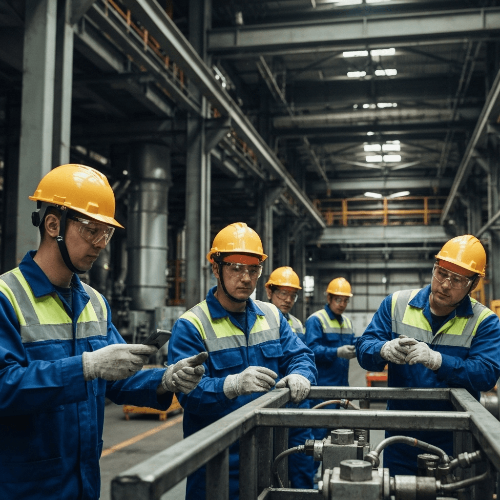 Equipo profesional de seguridad industrial